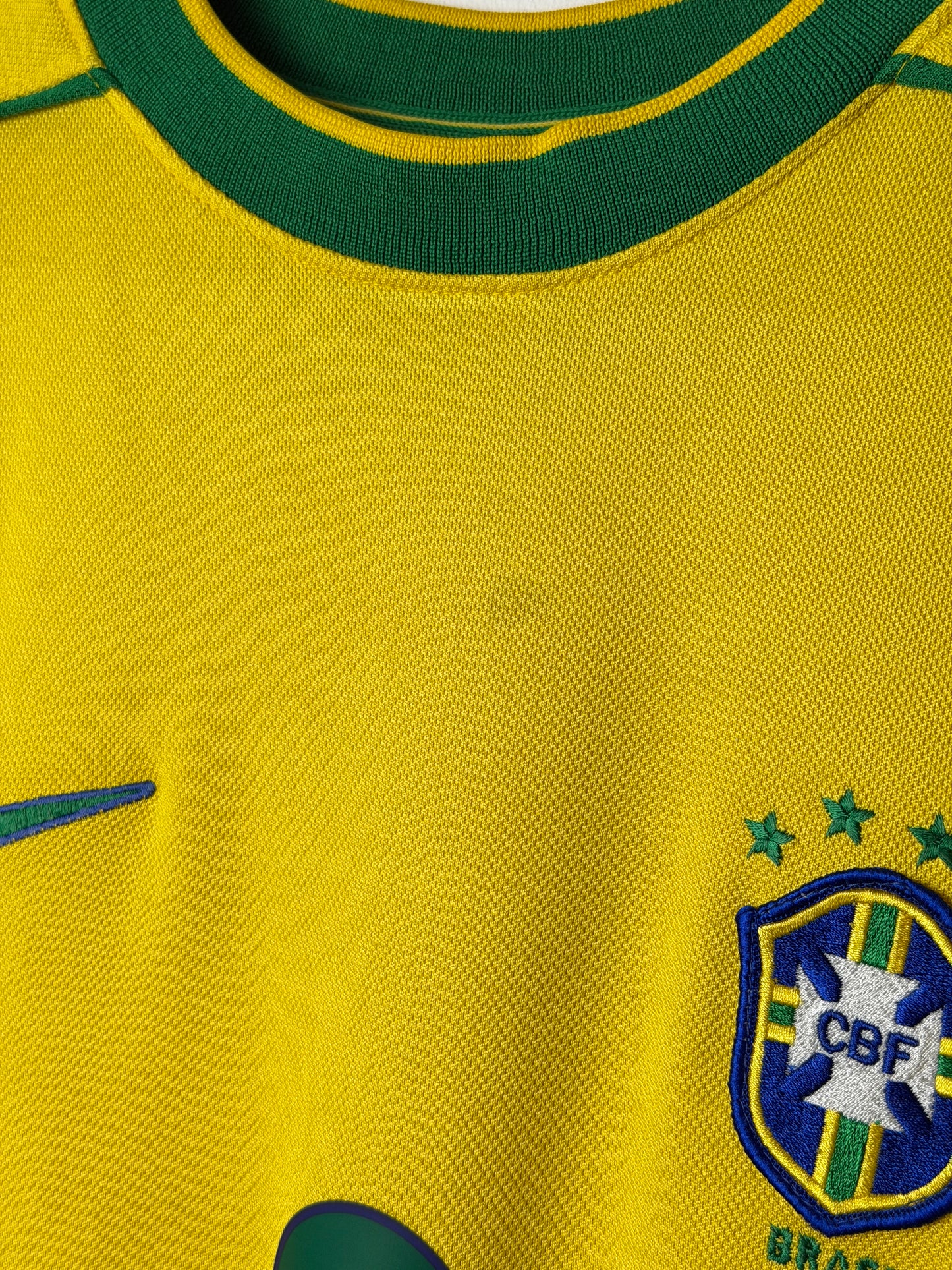 Ronaldo Nazario Brazil 1998 home football shirt (L)