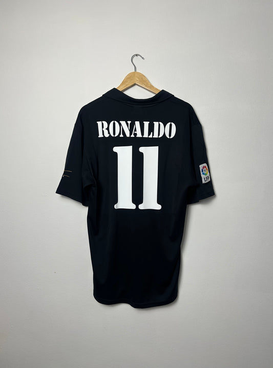 Ronaldo Nazario Real Madrid 2002-03 away football shirt (L)