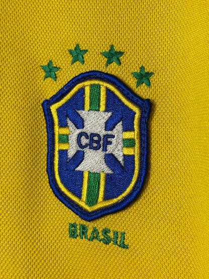 Ronaldo Nazario Brazil 1998 home football shirt (L)