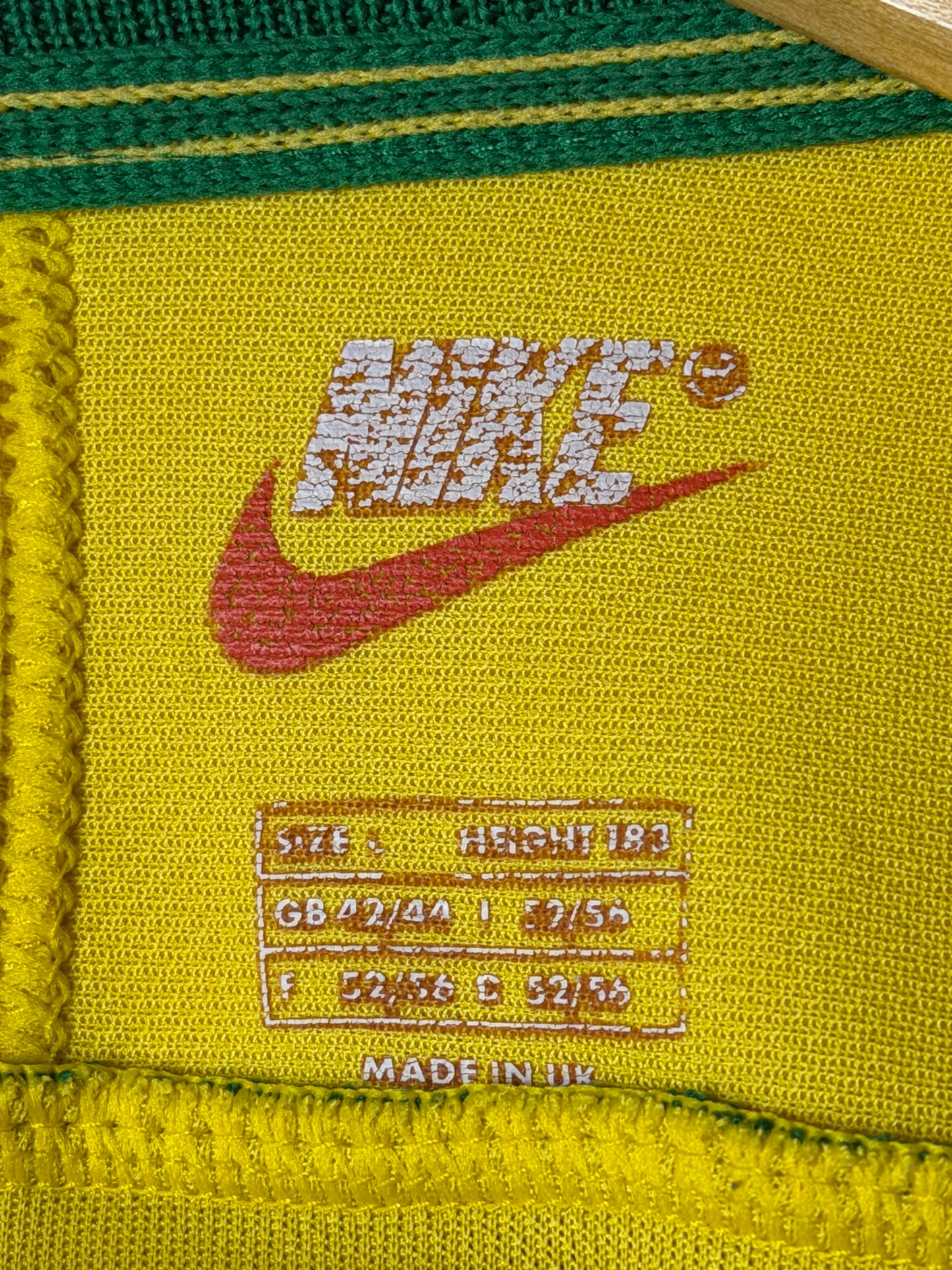 Ronaldo Nazario Brazil 1998 home football shirt (L)