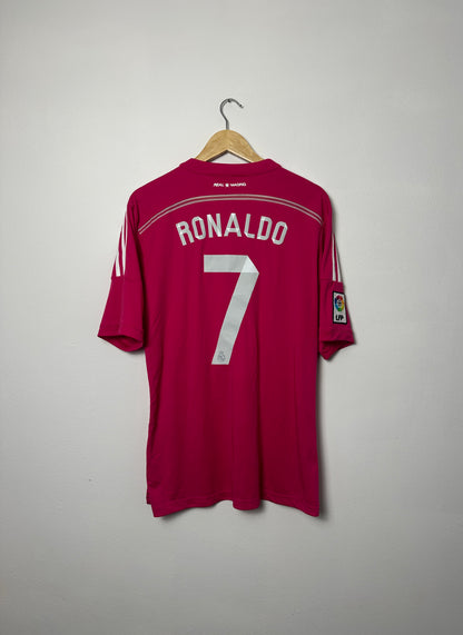 Cristiano Ronaldo Real Madrid CF 2014-15 away football shirt (L)