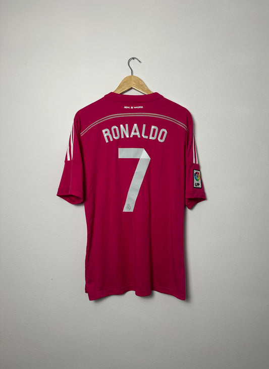 Cristiano Ronaldo Real Madrid CF 2014-15 away football shirt (L)