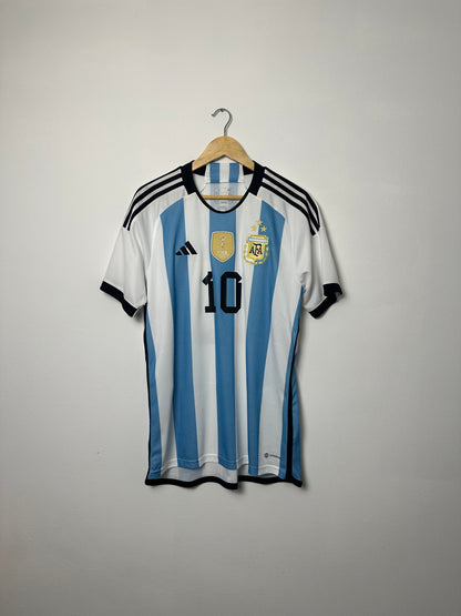 Lionel Messi Argentina 2024 home football shirt (L)