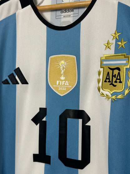 Lionel Messi Argentina 2024 home football shirt (L)