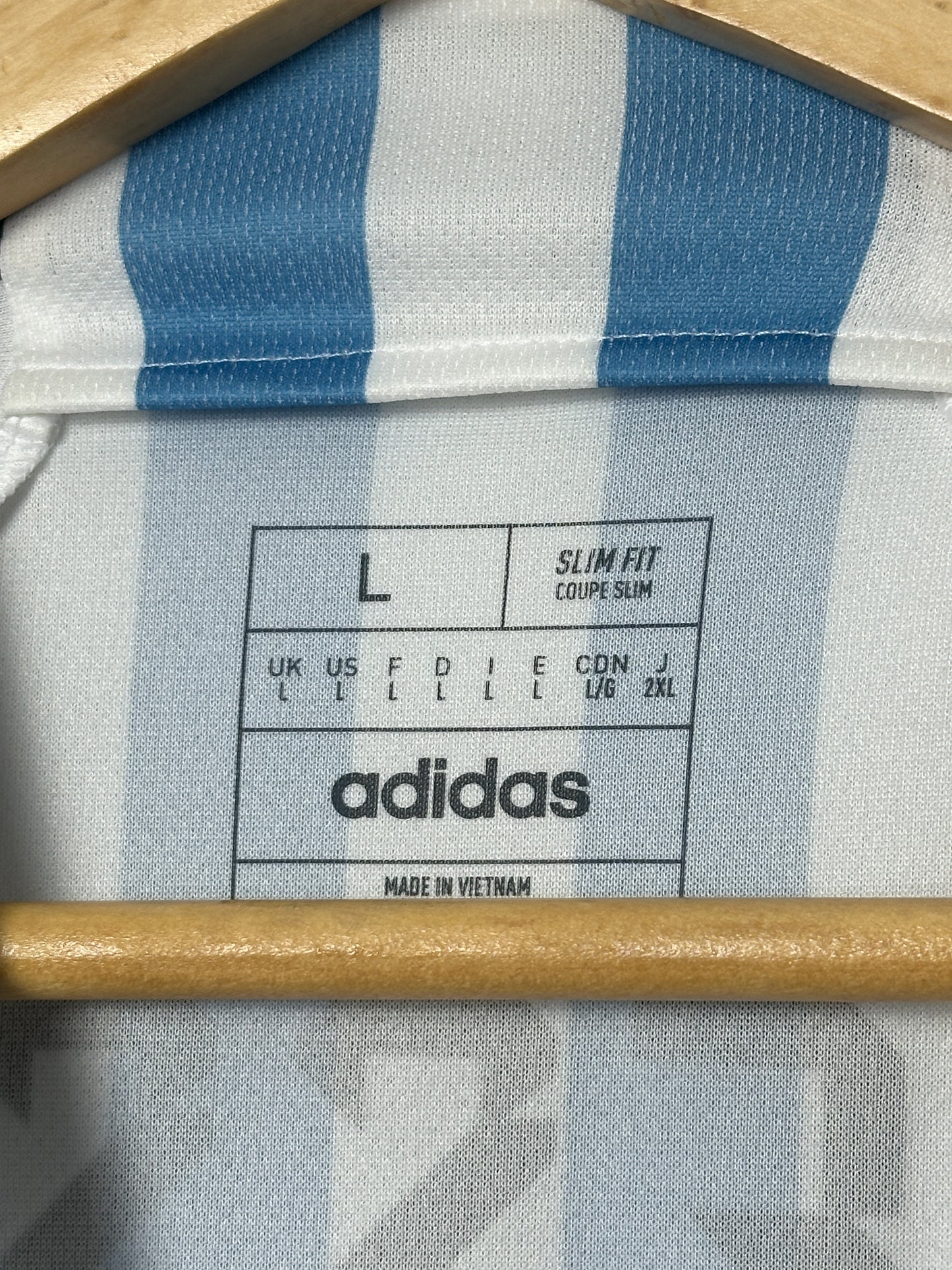 Lionel Messi Argentina 2024 home football shirt (L)