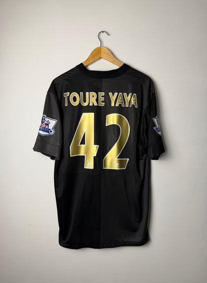 Yaya Toure Manchester City 2013-14 away football shirt (XL)