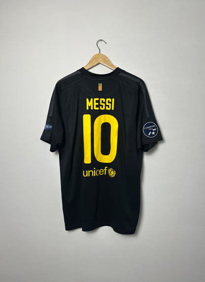 Lionel Messi FC Barcelona 2011-12 away football shirt (XL)