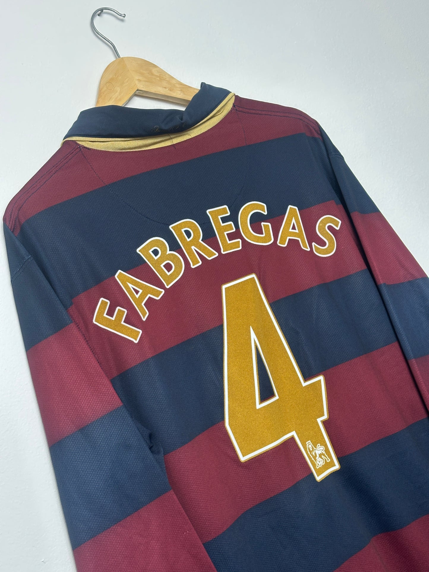 Cesc Fabregas Arsenal FC 2007-08 third long sleeve away football shirt (XL)
