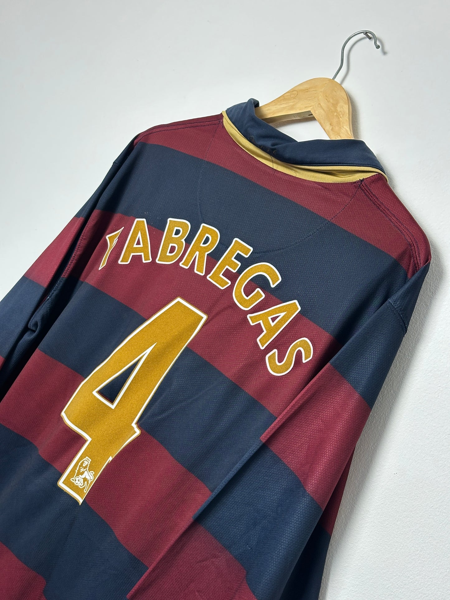 Cesc Fabregas Arsenal FC 2007-08 third long sleeve away football shirt (XL)