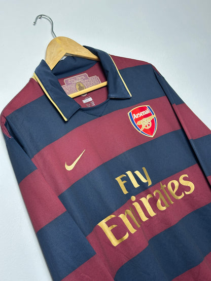 Cesc Fabregas Arsenal FC 2007-08 third long sleeve away football shirt (XL)