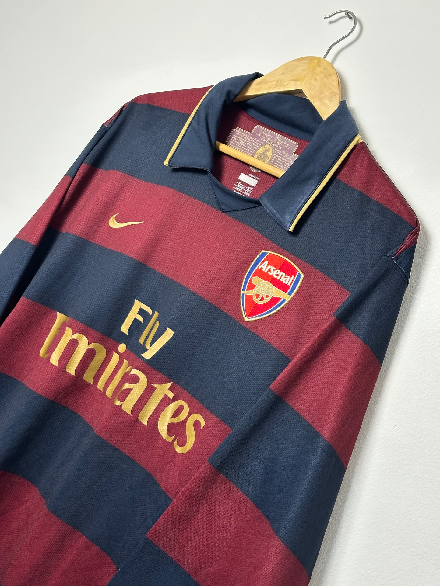Cesc Fabregas Arsenal FC 2007-08 third long sleeve away football shirt (XL)