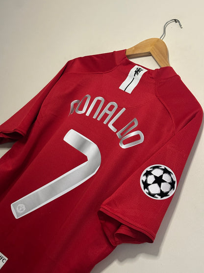 Cristiano Ronaldo Manchester United 2007-09 home football shirt (XL)