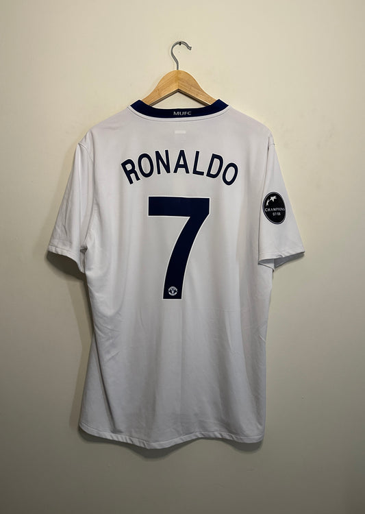 Cristiano Ronaldo Manchester United 2008-09 away football shirt (XL)