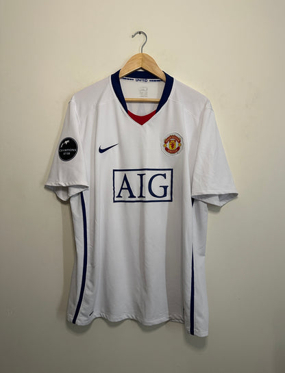 Cristiano Ronaldo Manchester United 2008-09 away football shirt (XL)