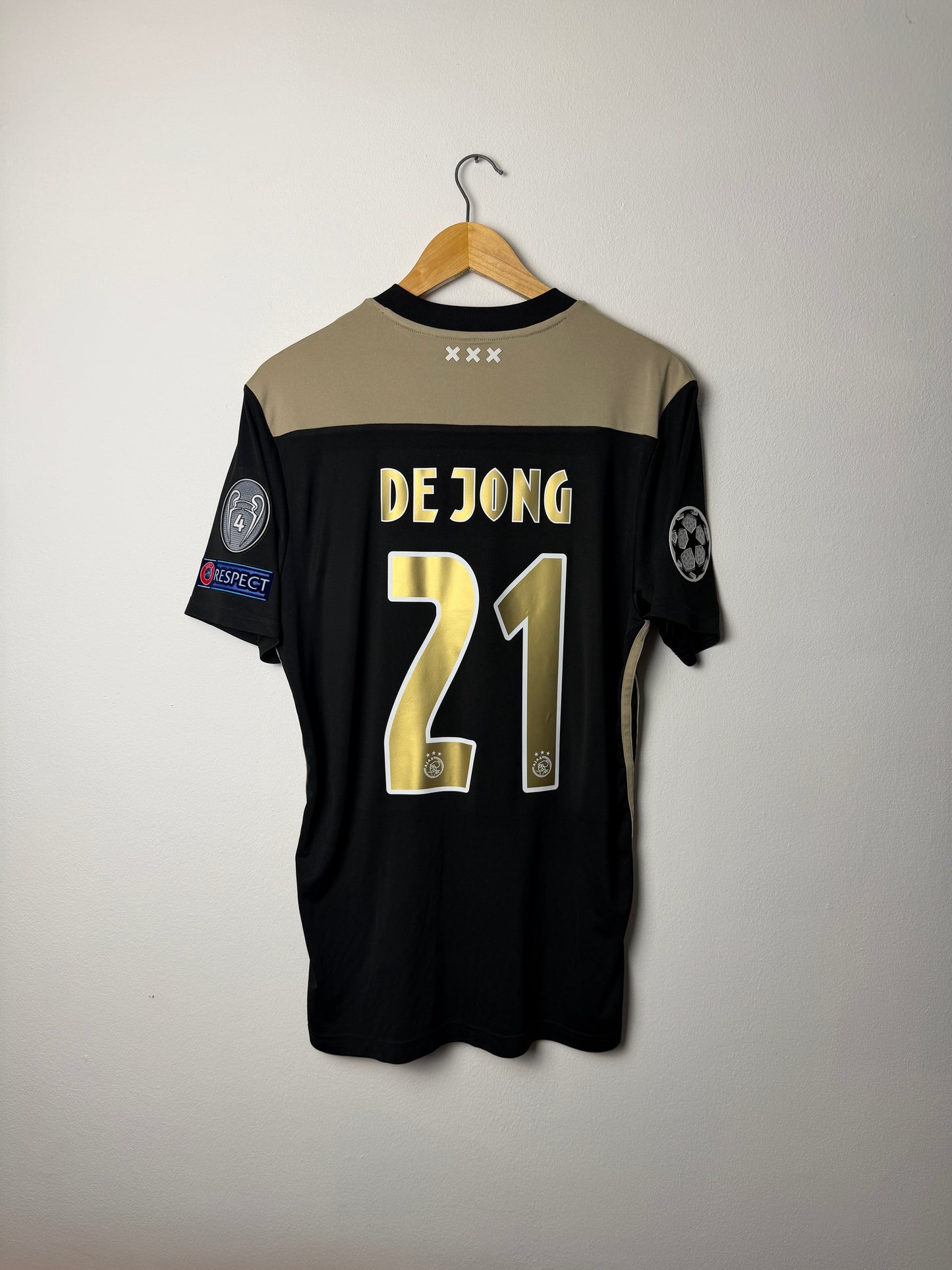 Frenkie De Jong AFC Ajax 2018-19 away football shirt (M)